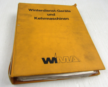 WMA Winterdienst-Geräte und Kehrmaschinen Handbuch z.B. John Deere Schlepper