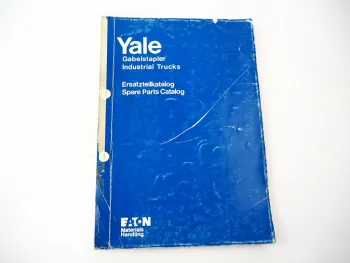 Yale GDP 020 032 EP Gabelstapler Parts Manual Ersatzteilliste 1975