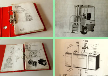 Yale VEP-25-3280N Gabelstapler Werkstatthandbuch Ersatzteilliste manual parts