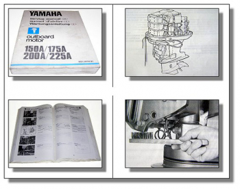Yamaha 150 175 200 225 AETO Werkstatthandbuch Service Manual Wartungsanleitung