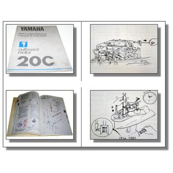 Yamaha 20C Bootsmotor Werkstatthandbuch Wartungsanleitung Manuel dentrien