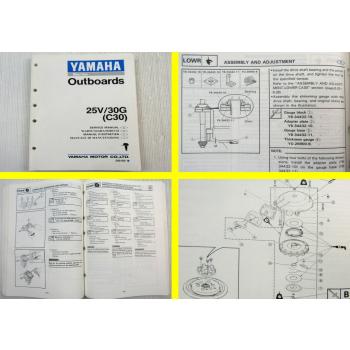 Yamaha 25V 30G C30 Werkstatthandbuch Wartungsanleitung Service Manual 1992