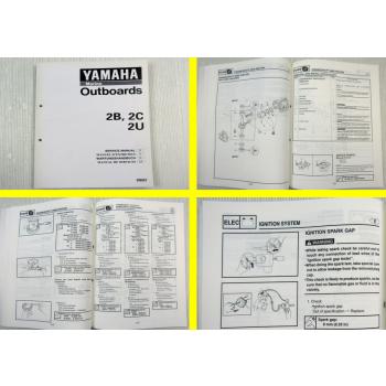 Yamaha 2B 2C 2U Werkstatthandbuch Wartungsanleitung Service Manual Außenborder
