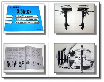 Yamaha 3.5A (C) Außenborder Wartungsanleitung Service Manual Werkstatthandbuch