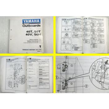 Yamaha 40T 50R 40V 50H Werkstatthandbuch Außenbordmotor Service Manual