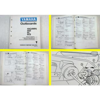 Yamaha 4AC 4AS 5C 5CS Werkstatthandbuch Außenbordmotor Wartung Service Manual