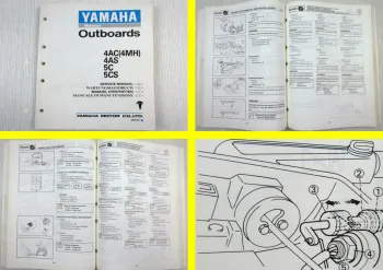 Yamaha 4AC 4AS 5C 5CS Werkstatthandbuch Außenbordmotor Wartung Service Manual