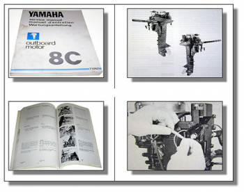 Yamaha 8C Außenbordmotor Werkstatthandbuch Wartungsanleitung Service Manual