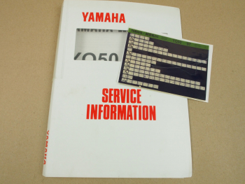 Yamaha Aerox YQ50 1997 5BS Service Information Wartungsanleitung Schaltplan