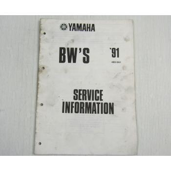 Yamaha BWS CY50 4BX Service Information 1991 Schaltplan