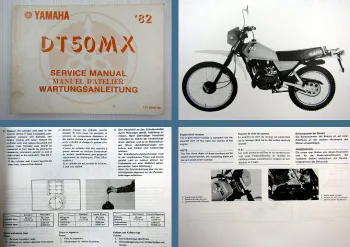 Yamaha DT50MX Werkstatthandbuch Service Manual 1982