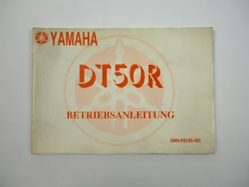 Yamaha DT50R 3MN Bedienungsanleitung Betriebsanleitung 1990