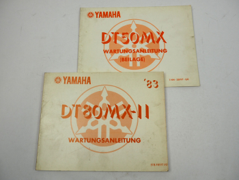 Yamaha DT80MX II 5T8 Werkstatthandbuch Reparaturanleitung Service Manual 1983