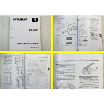 Yamaha F225 CET Werkstatthandbuch Wartungshandbuch 2008