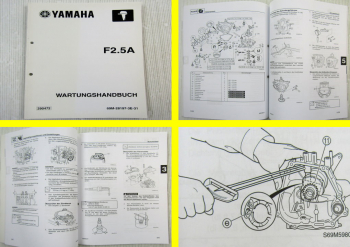 Yamaha F2.5 AMH Werkstatthandbuch Wartungshandbuch 2002