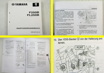 Yamaha F250 FL250 BET Werkstatthandbuch Wartungshandbuch 2008