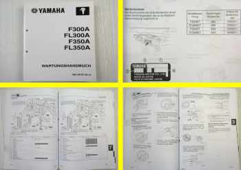 Yamaha F300A FL300A F350A FL 350A Werkstatthandbuch Wartungshandbuch
