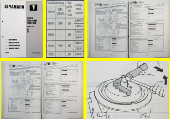 Yamaha F6 AMH BMH F8 CMH CW Werkstatthandbuch Wartungsanleitung Service Manual