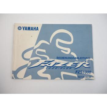 Yamaha Fazer EXUP FZS1000 RN06 5LV Bedienungsanleitung Betriebsanleitung 2000