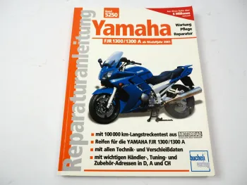 Yamaha FJR 1300 1300A Reparaturanleitung ab 2001 Werkstatthandbuch