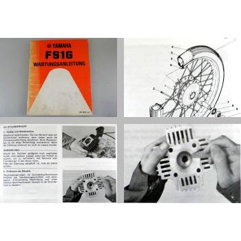 Yamaha FS1G 468 Werkstatthandbuch Wartungsanleitung 1976 Reparaturanleitung