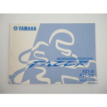 Yamaha FZ1 S SA RN16 Fazer Bedienungsanleitung Betriebsanleitung 2007