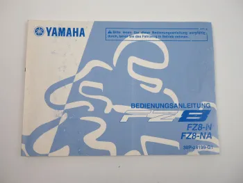 Yamaha FZ8 N NA RN25 Bedienungsanleitung Betriebsanleitung 2011