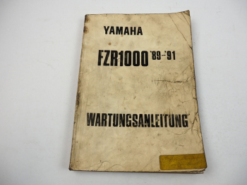 Yamaha FZR1000 3GM Werkstatthandbuch Wartungsanleitung 1989 bis 1991
