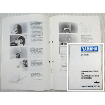 Yamaha Marine Jet Boote Reparaturanleitung glasfaserverstärkte Kunststoffe 1988