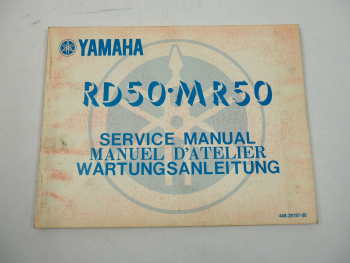 Yamaha RD50 MR50 353 354 Werkstatthandbuch Wartungsanleitung 1979