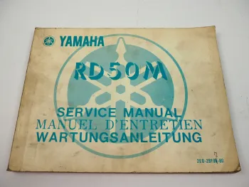 Yamaha RD50M 2E0 ab 1977 Werkstatthandbuch Reparaturanleitung Service Manual
