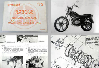 Yamaha RX80SE 12N 12M Werkstatthandbuch Service manual 1982 Manuel D Atellier