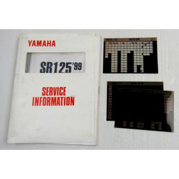 Yamaha SR125 3MW S/M 1997 1999 Service Information Wartungsanleitung Schaltplan