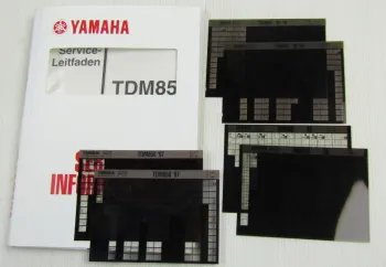 Yamaha TDM850 4TX 1996 -1999 Service Information + Wartungsanleitungen