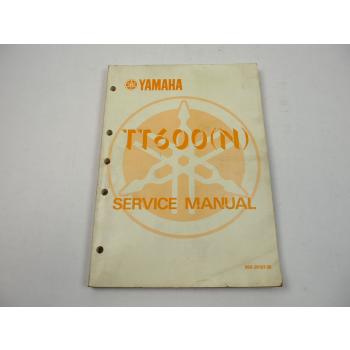 Yamaha TT600 (N) Service Workshop Repair Manual Reparatur Werkstatthandbuch