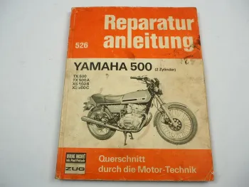 Yamaha TX500 TX500A XS500B XS500C Reparaturhandbuch Werkstatthandbuch