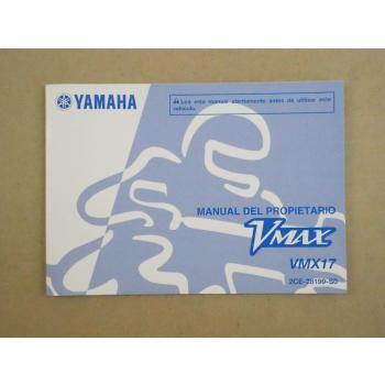 Yamaha VMX17 VMAX Manual del Proprietario 2014