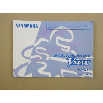 Yamaha VMX17 VMAX Manuel du Proprietaire 2014