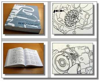 Yamaha WR250F WR250 F (P) 5PH6 Werkstatthandbuch Reparaturanleitung 2001 Wartung