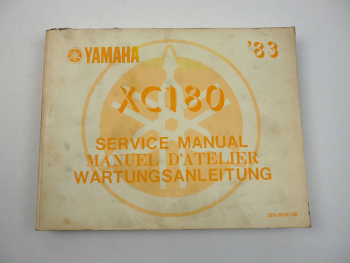 Yamaha XC180 Cygnus Werkstatthandbuch Reparaturanleitung Service manual 1983
