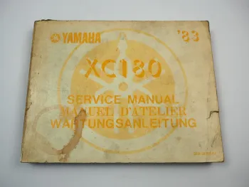 Yamaha XC180 Cygnus Werkstatthandbuch Reparaturanleitung Service manual 1983