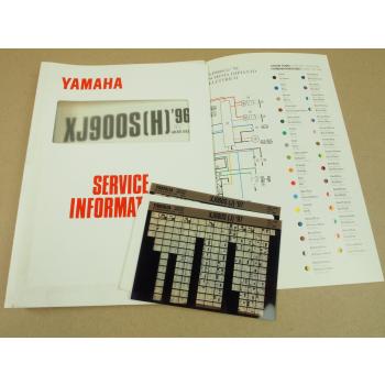 Yamaha XJ900S Diversion 1995 - 1997 Service Information + Wartungsanleitung