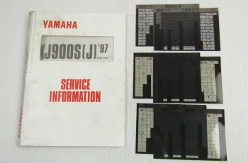 Yamaha XJ900S Diversion 1995 - 1997 Service Information + Wartungsanleitungen