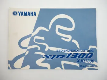 Yamaha XJR1300 Bedienungsanleitung Betriebsanleitung 2001