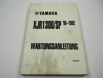Yamaha XJR1300 L / SP 5EA2 - 5EA6 Reparaturanleitung Werkstatthandbuch 1999-2002