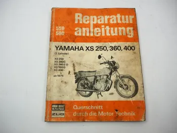Yamaha XS 250 360 400 ab 1975 Reparaturanleitung Werkstatthandbuch Bucheli 559 560