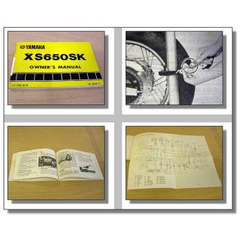 Yamaha XS 650 SK Owners manual 1982 5V4-28199-11