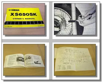 Yamaha XS 650 SK Owners manual 1982 5V4-28199-11