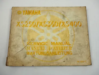Yamaha XS250 XS360 XS400 Werkstatthandbuch Reparaturanleitung 1977