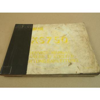 Yamaha XS750 Werkstatthandbuch Reparaturanleitung Service Manual 1976